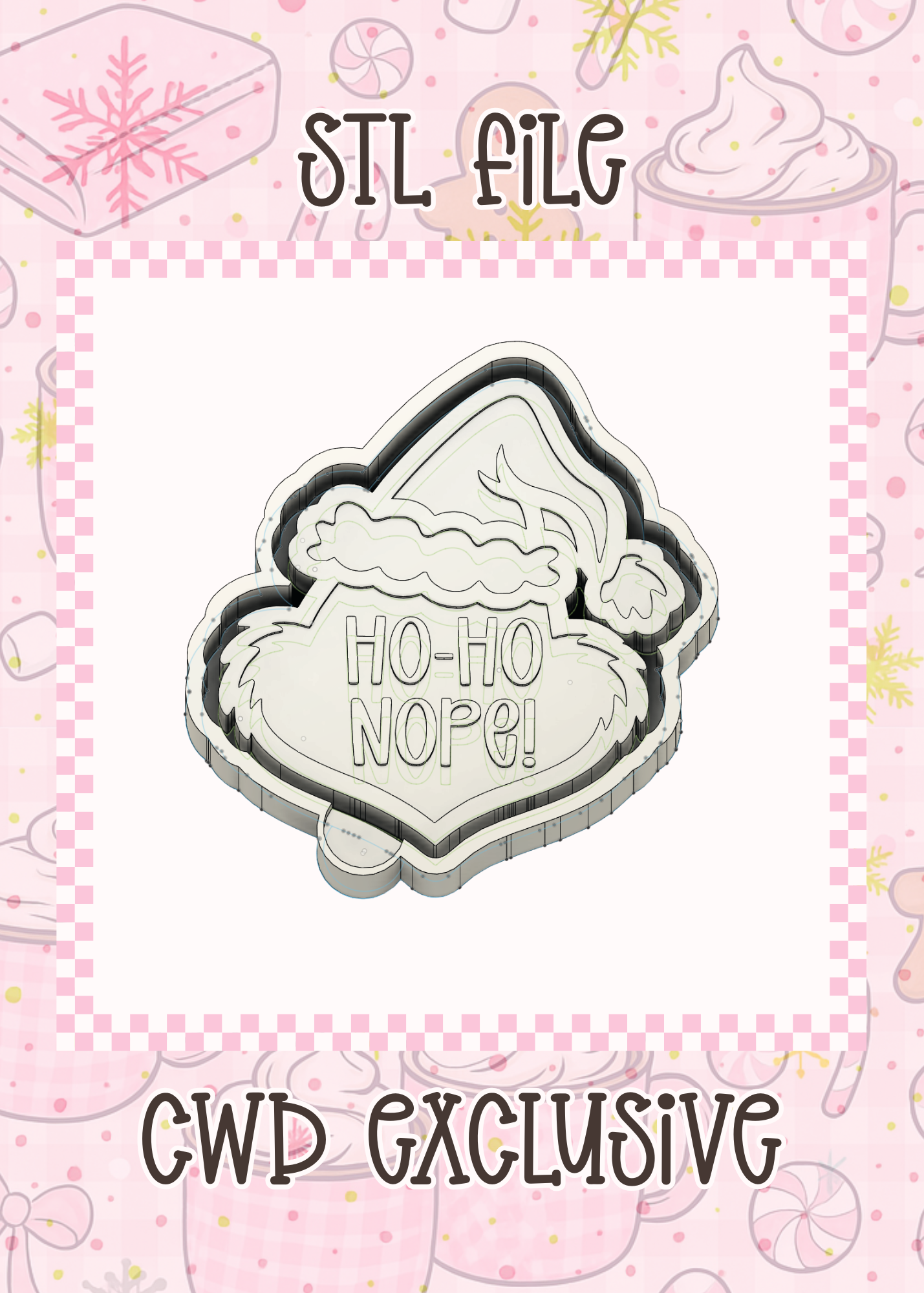 Ho Ho nope STL File