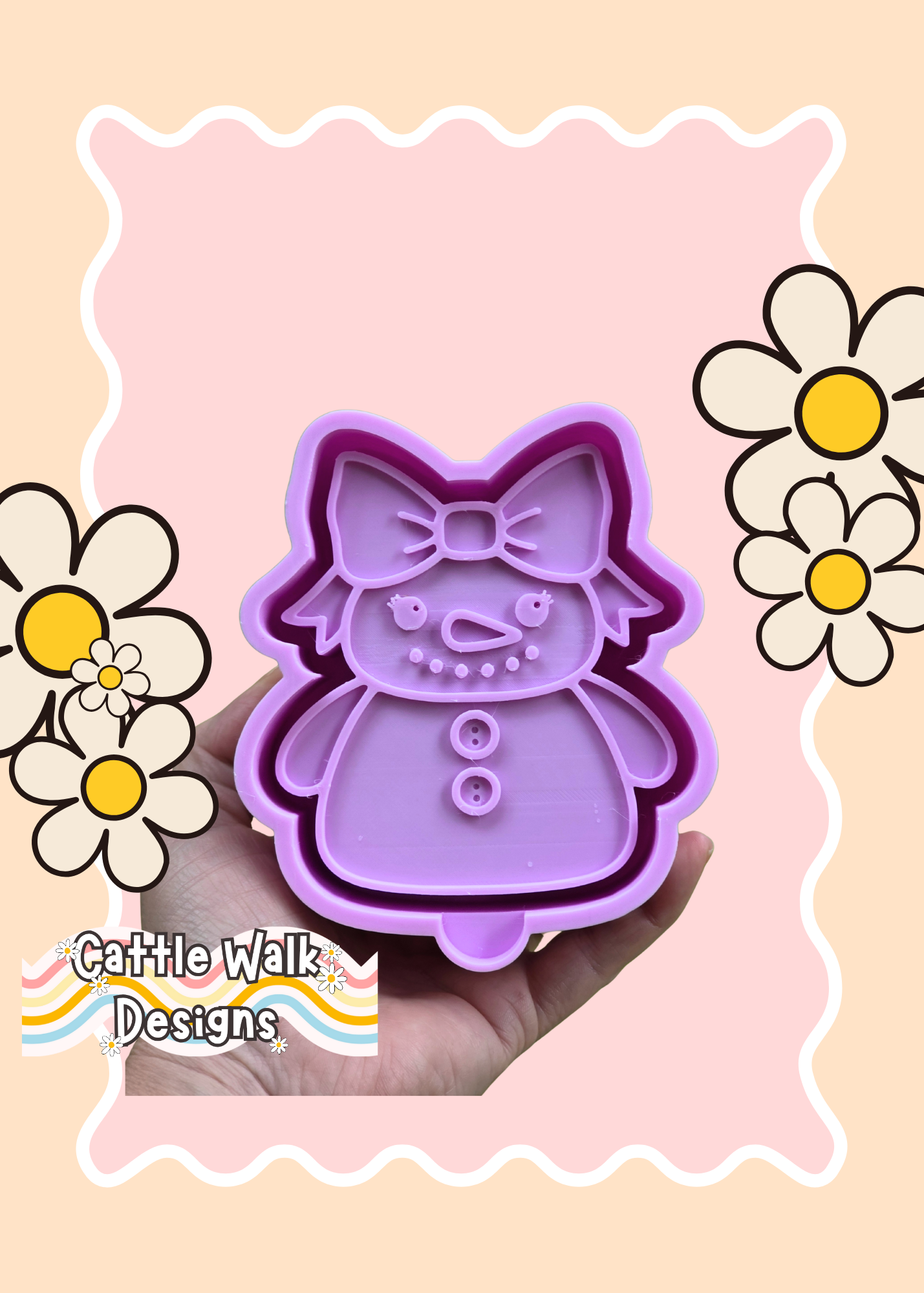 Snow-Girl Freshie Mold STL