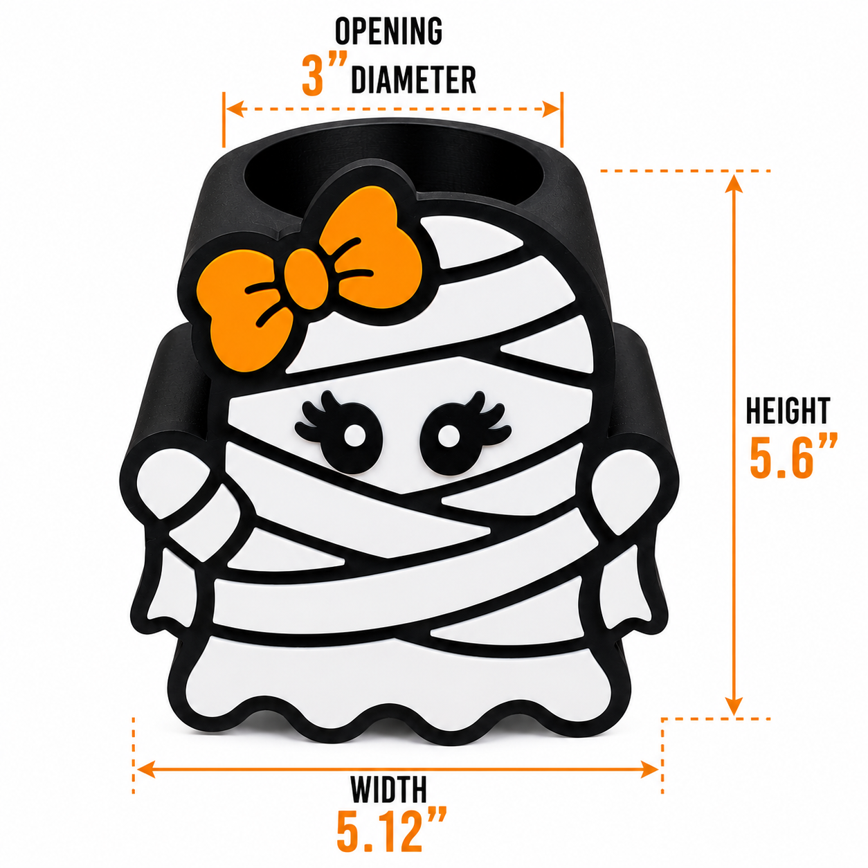 Cute Mummy Desktop & Home Organizer STL | Halloween 3D Print File