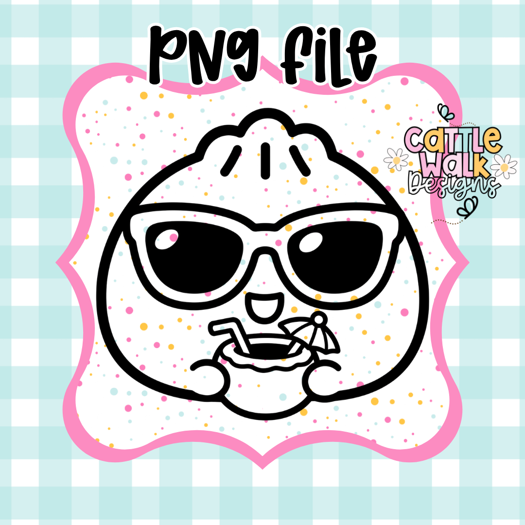Cool Dumplin PNG | Kawaii Summer Digital Download