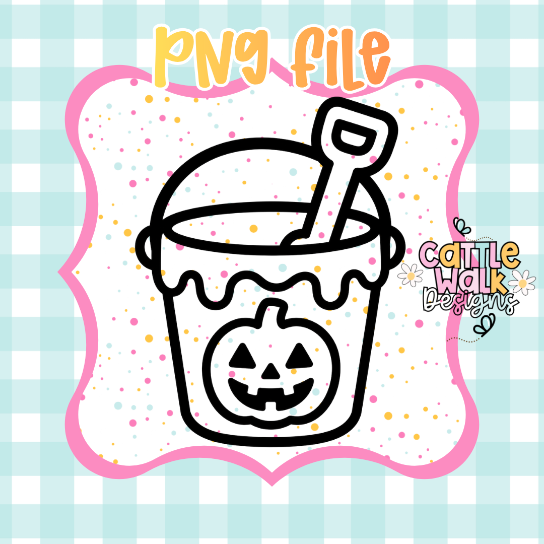 Summerween Sand Bucket PNG File