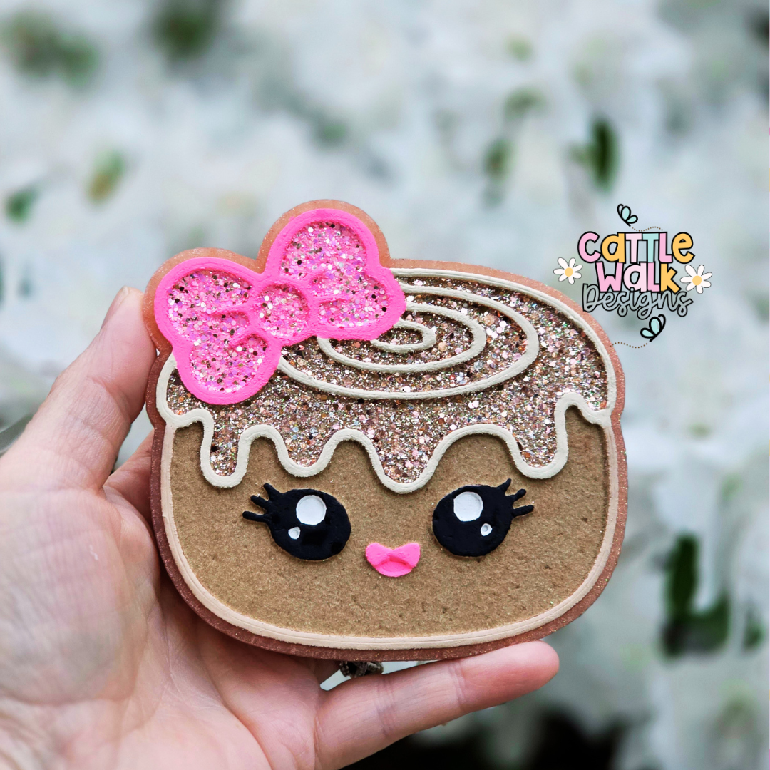 RTS Cinnamon Roll Freshie | Pumpkin S’mores Scent | Kawaii Fall Bakery Freshie | Cute Car Decor