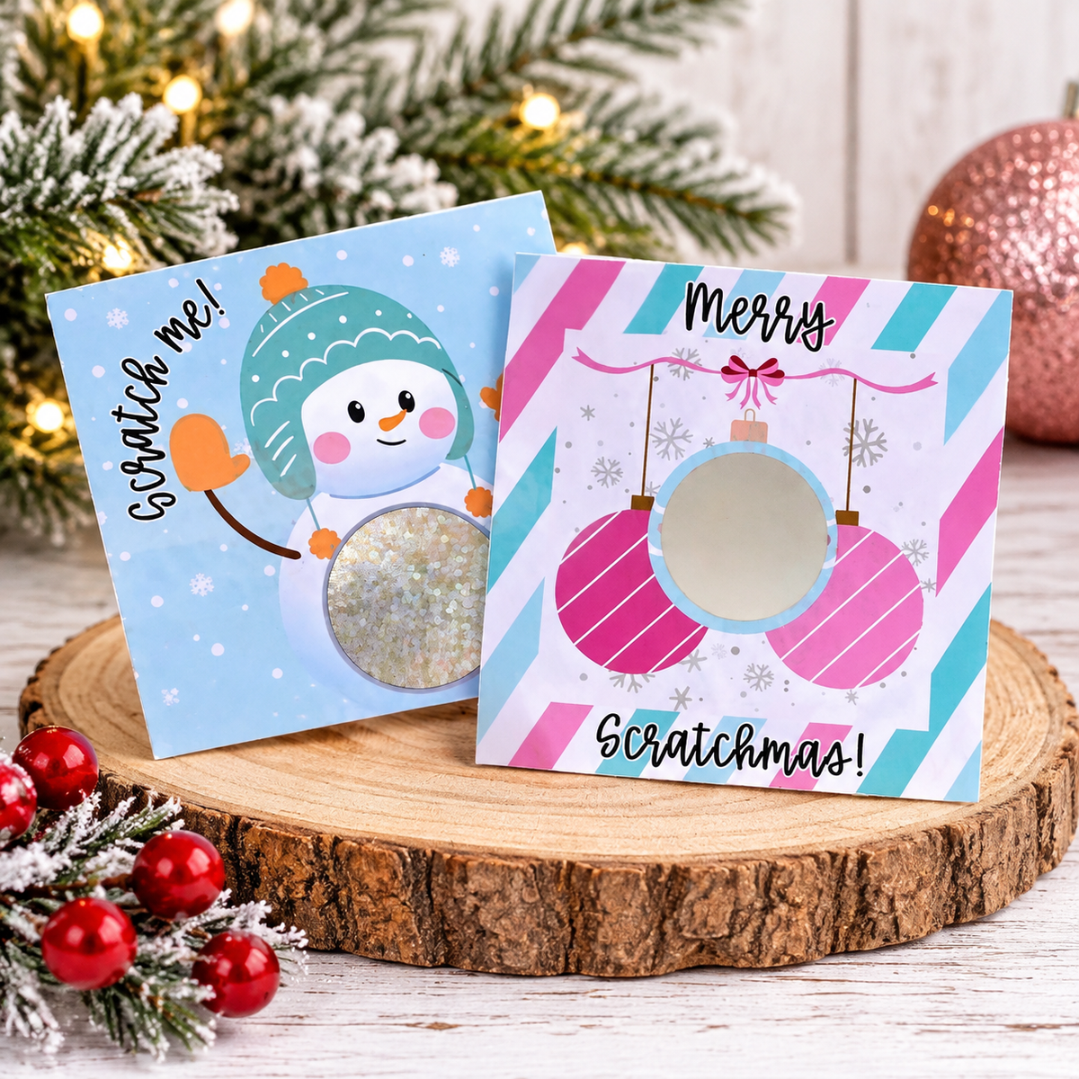Custom Business Scratch-Off Cards | Personalized Double-Sided Printing