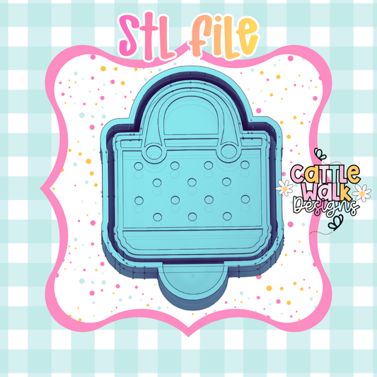 Beach Bag Freshie Mold STL File | Summer Purse Design