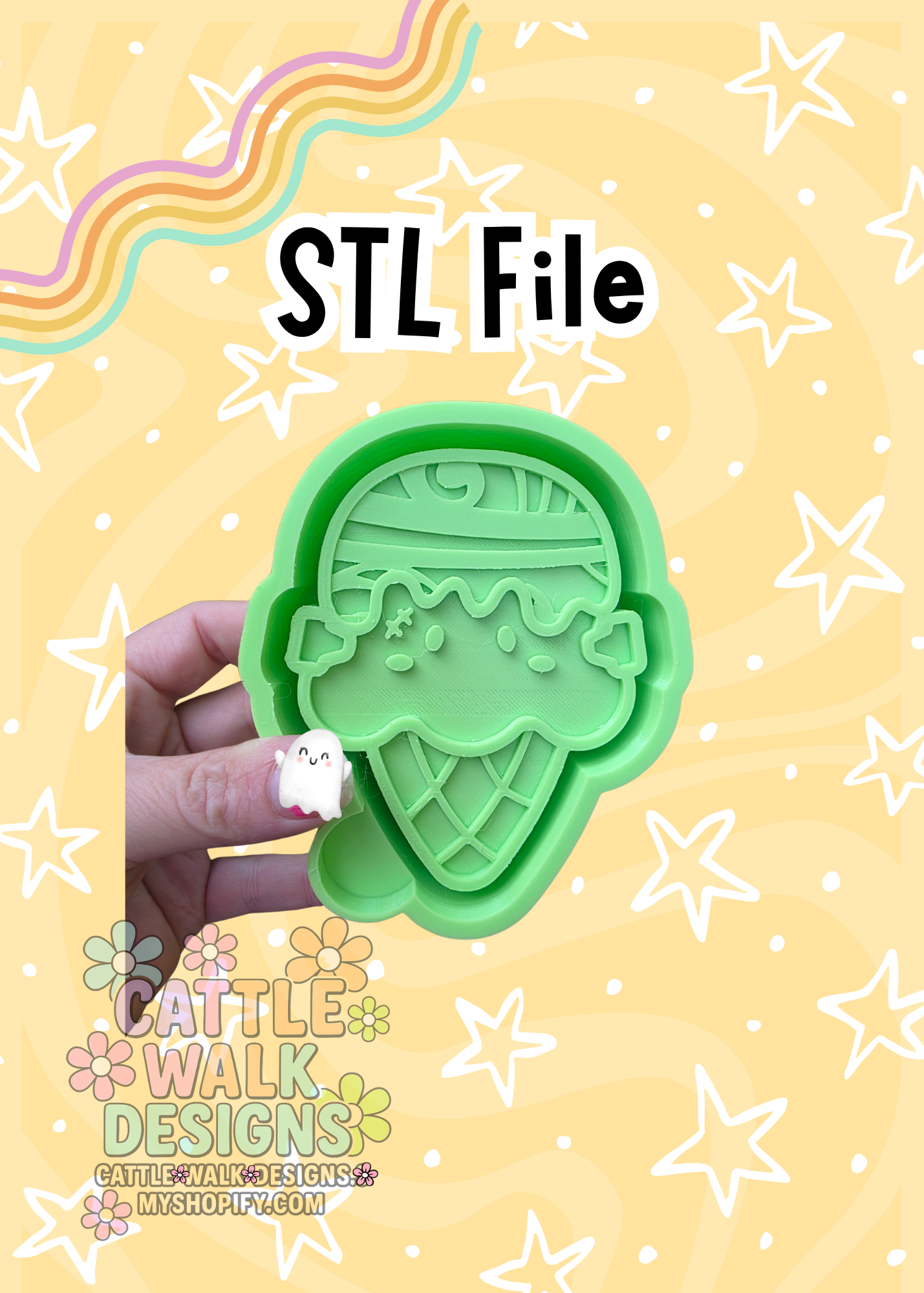 Frankenstein Ice Cream STL