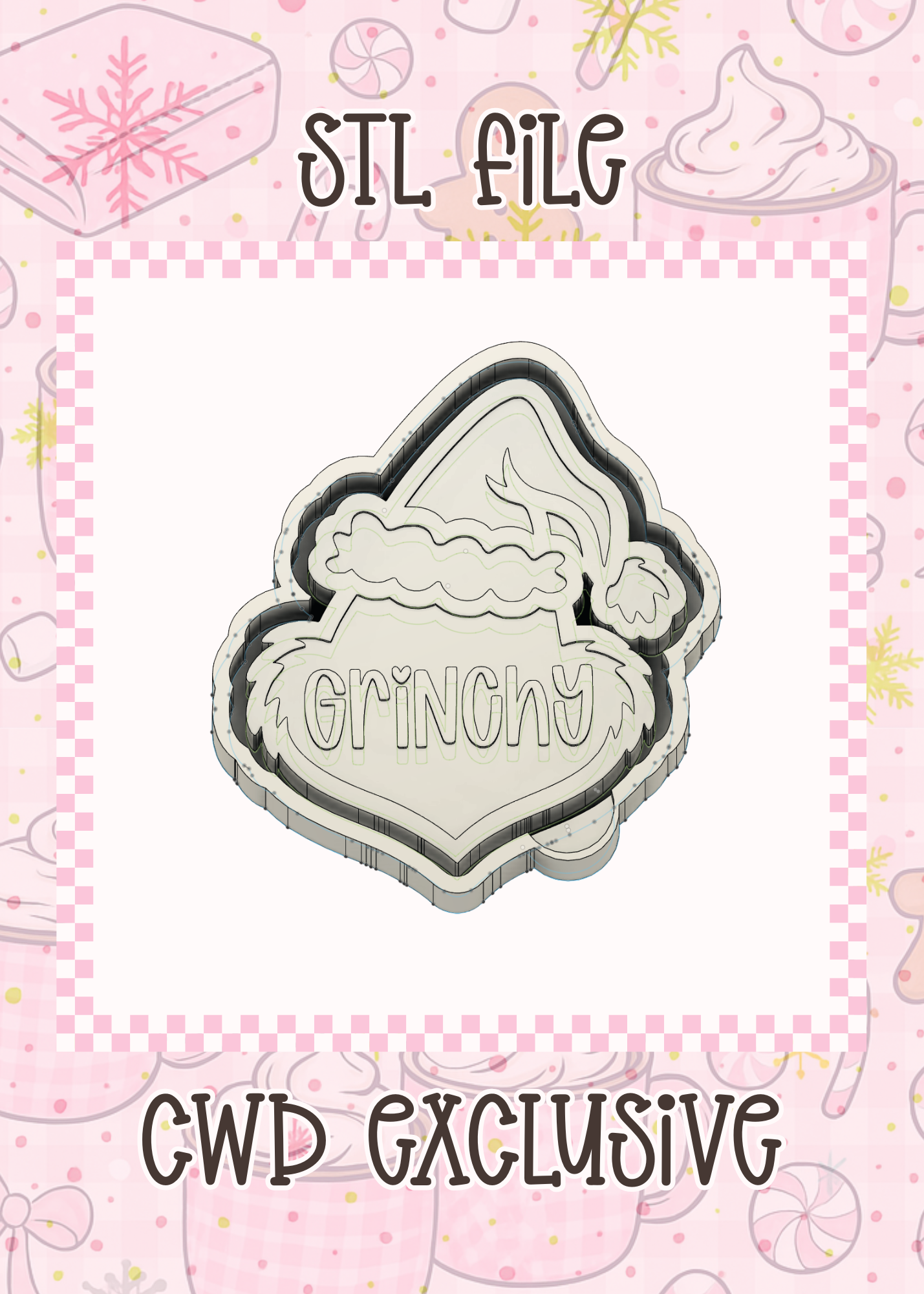 Gnome Christmas Hat STL File