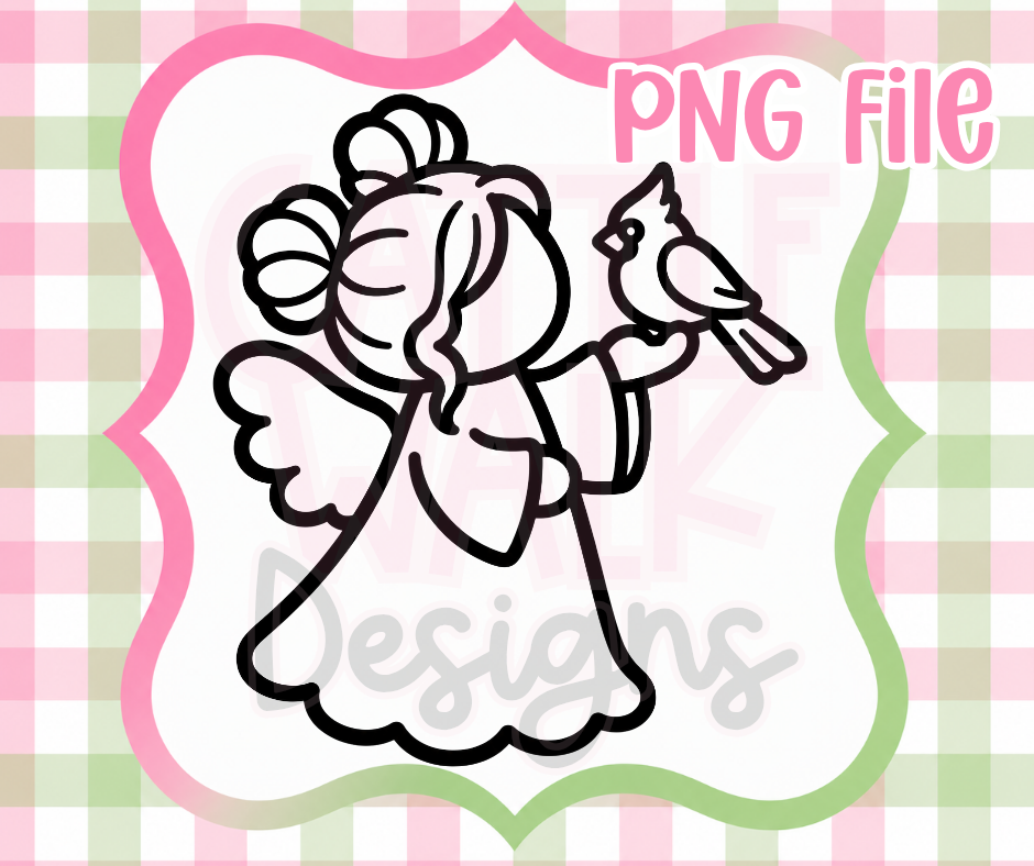 Christmas Angel Collection PNG Bundle | 11 Cute Holiday Digital Downloads for Freshies & Crafts