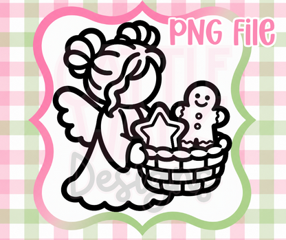 Christmas Angel Collection PNG Bundle | 11 Cute Holiday Digital Downloads for Freshies & Crafts