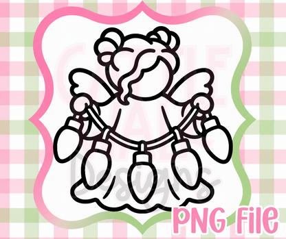 Christmas Angel Collection PNG Bundle | 11 Cute Holiday Digital Downloads for Freshies & Crafts