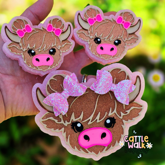Highland Cow Mama Bun Freshie Set 🐮💖 | Jax Teller Scent
