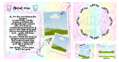 Doodle Dreams Content Kit – Limited Release (53 Canva Templates for Engagement + Sales)
