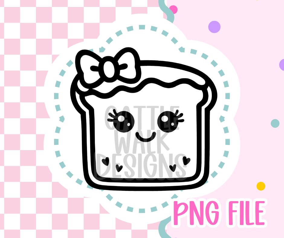 Peanut Butter & Jelly PNG Bundle | Flat PB&J Designs for Freshies & Vent Clips