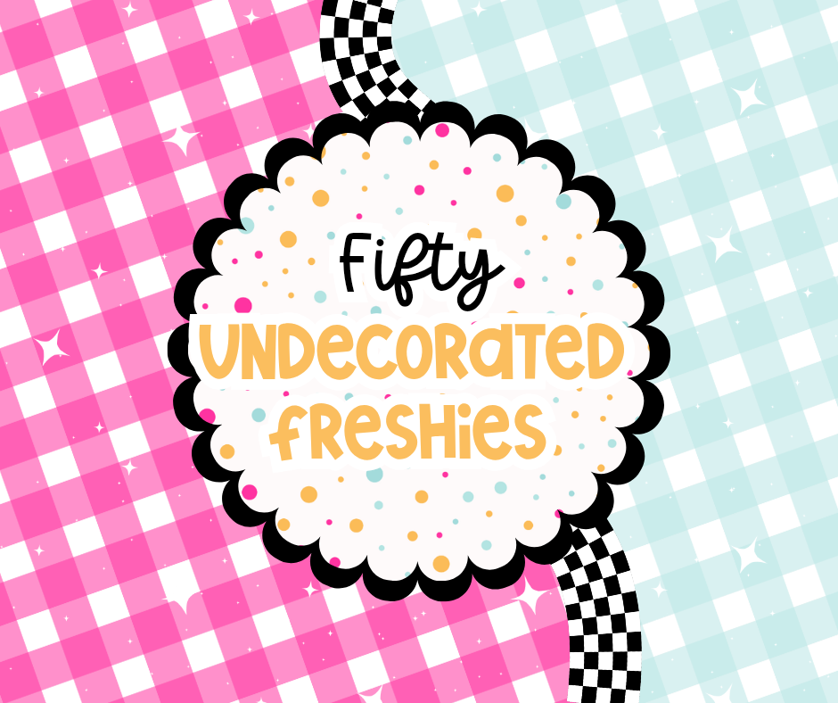 50 Baked Mystery Freshie Blanks – Scented & Ready to Decorate | Wholesale Bundles by Cattle Walk Designs