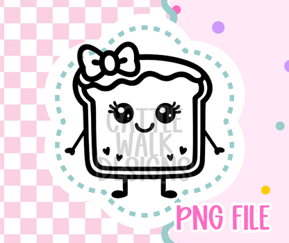 Peanut Butter & Jelly PNG Bundle | PB&J Besties + Vent Clip Designs