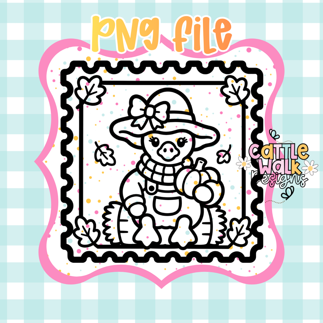 Pumpkin Patch Goose PNG