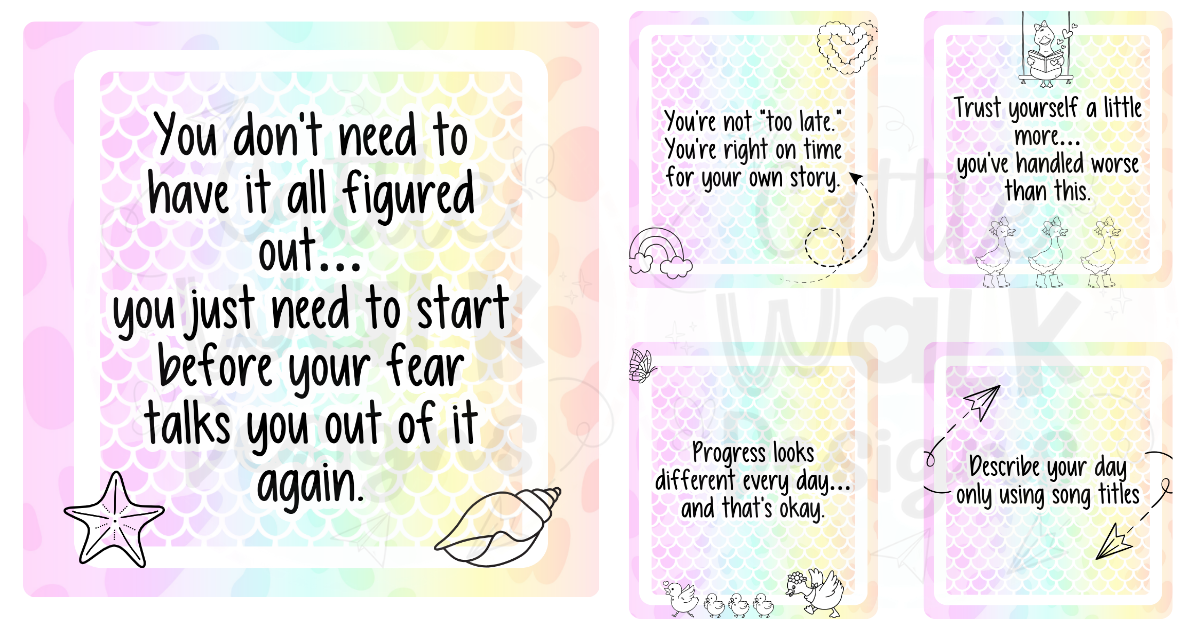 Doodle Dreams Content Kit – Limited Release (53 Canva Templates for Engagement + Sales)
