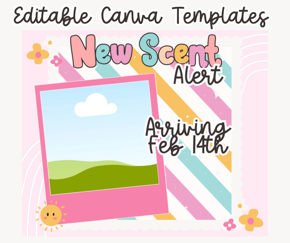 Pink Pop Promo Pack – Editable Canva Templates for Small Businesses