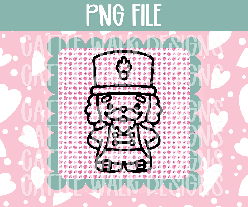 Nutcracker PNG – Christmas Freshie Design Template