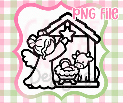 Christmas Angel Collection PNG Bundle | 11 Cute Holiday Digital Downloads for Freshies & Crafts