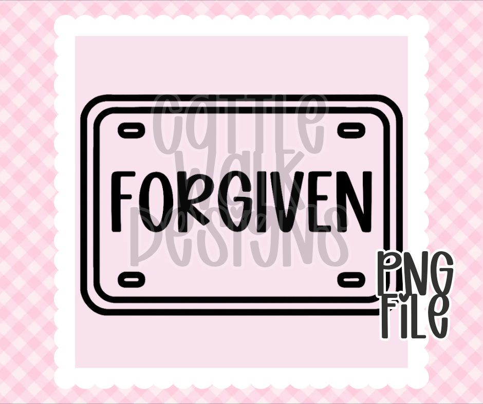 License Plate PNG Bundle | Bold Black & White Outline Designs | Freshie & Craft PNG Pack