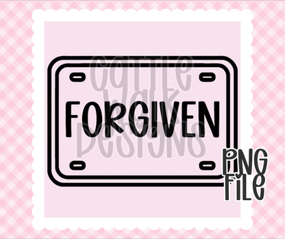 License Plate PNG Bundle | Bold Black & White Outline Designs | Freshie & Craft PNG Pack