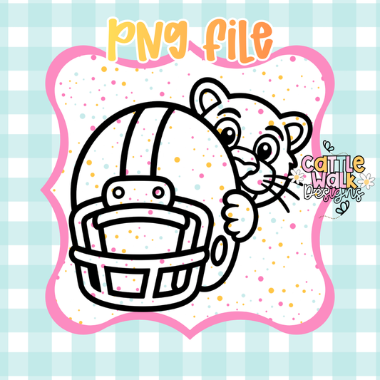 Football Helmet Panther PNG | Panther Football PNG | Sports Mascot PNG | Game Day PNG | Digital Download