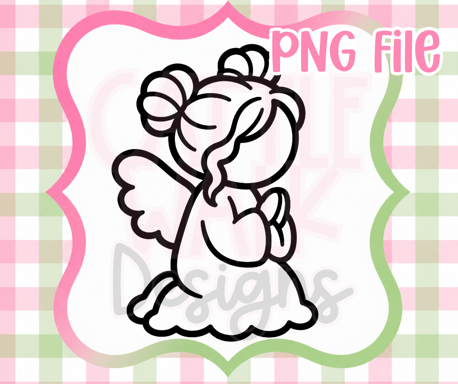 Christmas Angel Collection PNG Bundle | 11 Cute Holiday Digital Downloads for Freshies & Crafts