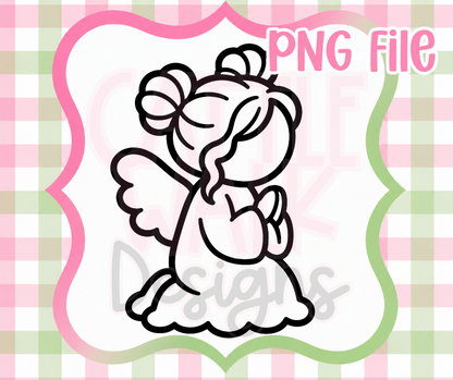 Christmas Angel Collection PNG Bundle | 11 Cute Holiday Digital Downloads for Freshies & Crafts
