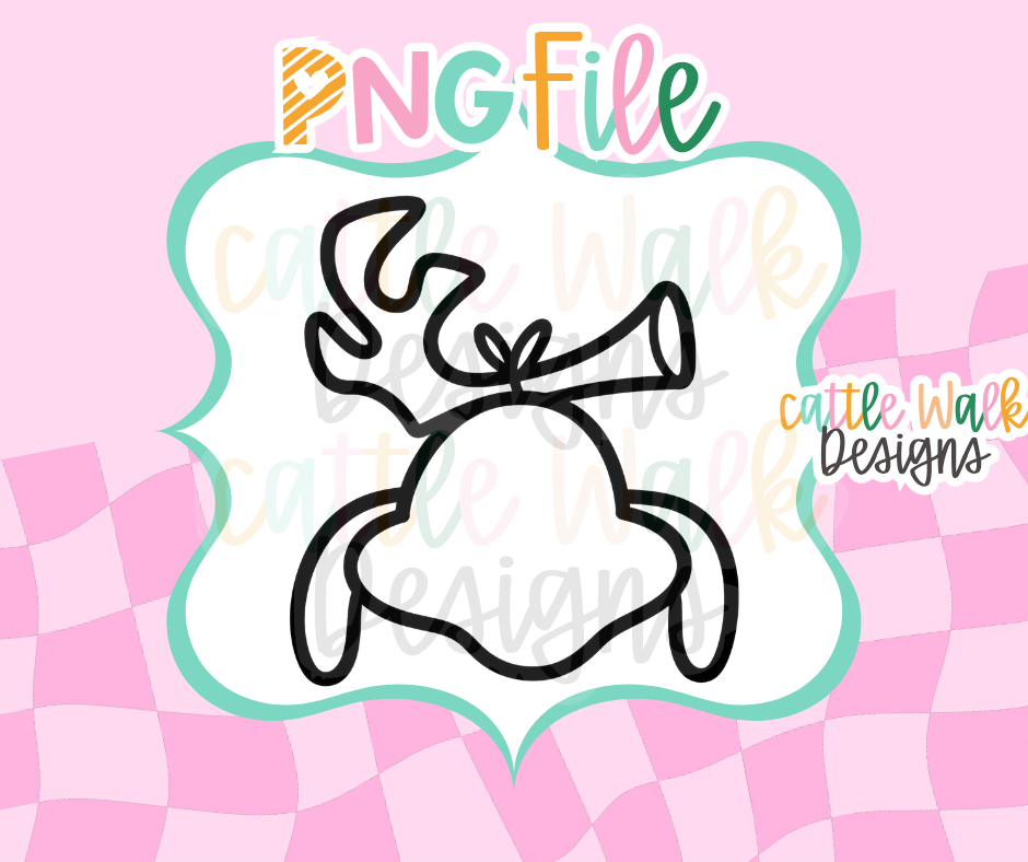 Reindeer Antlers & Ears PNG | Christmas Reindeer Digital Download