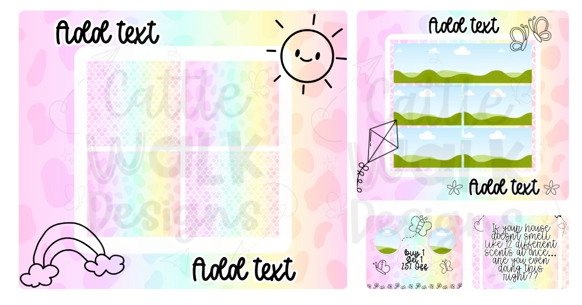 Doodle Dreams Content Kit – Limited Release (53 Canva Templates for Engagement + Sales)