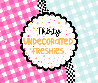 30 Baked Mystery Freshie Blanks, Scented & Ready to Decorate | Wholesale Bundles by Cattle Walk Designs