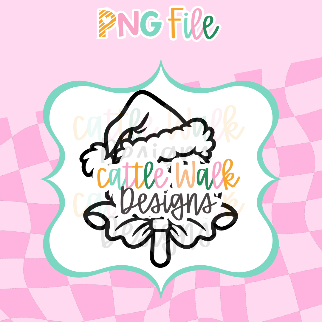 Highland Cow Lollipop Blank Face PNG | Freshie Design